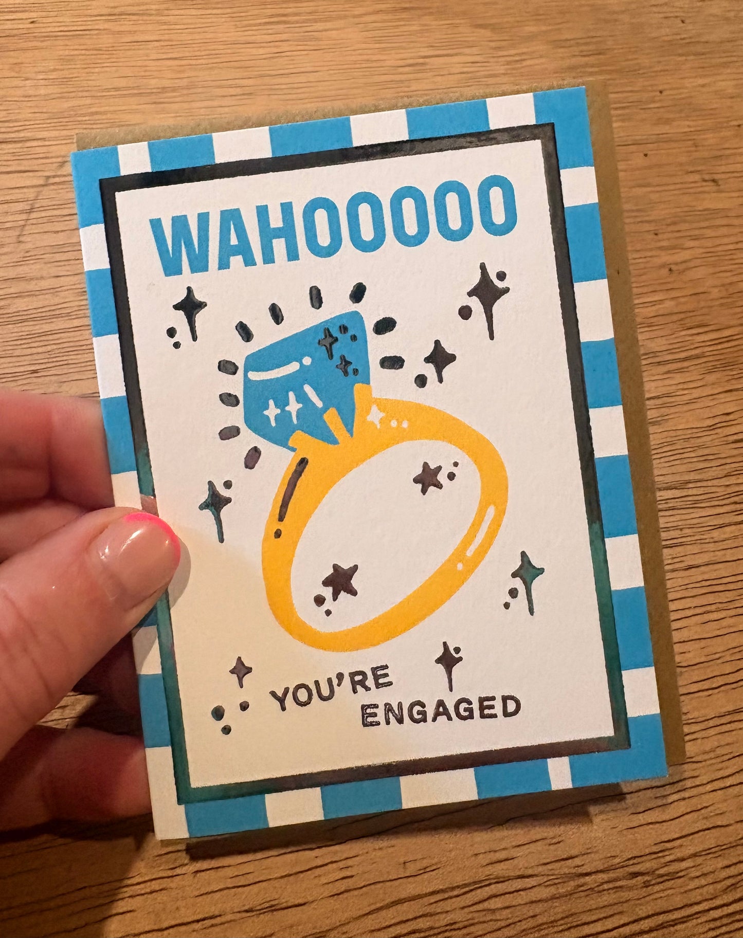 You’re engaged mini card