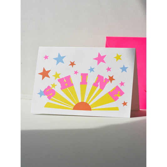 Shine greetings card
