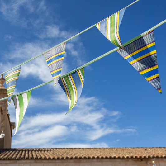 Recycled plastic bunting