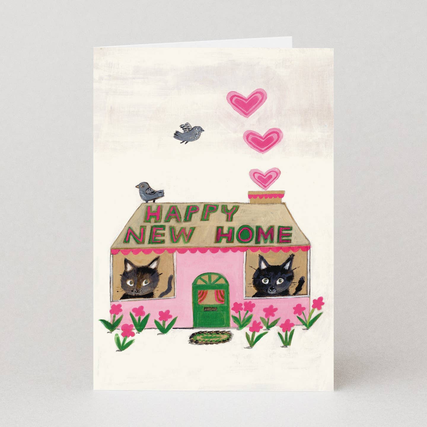 Happy new home cats card