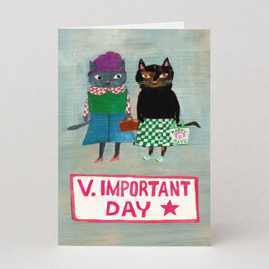 Very important day card