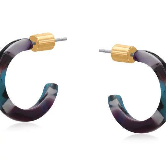 Talamanca petite hoop earrings