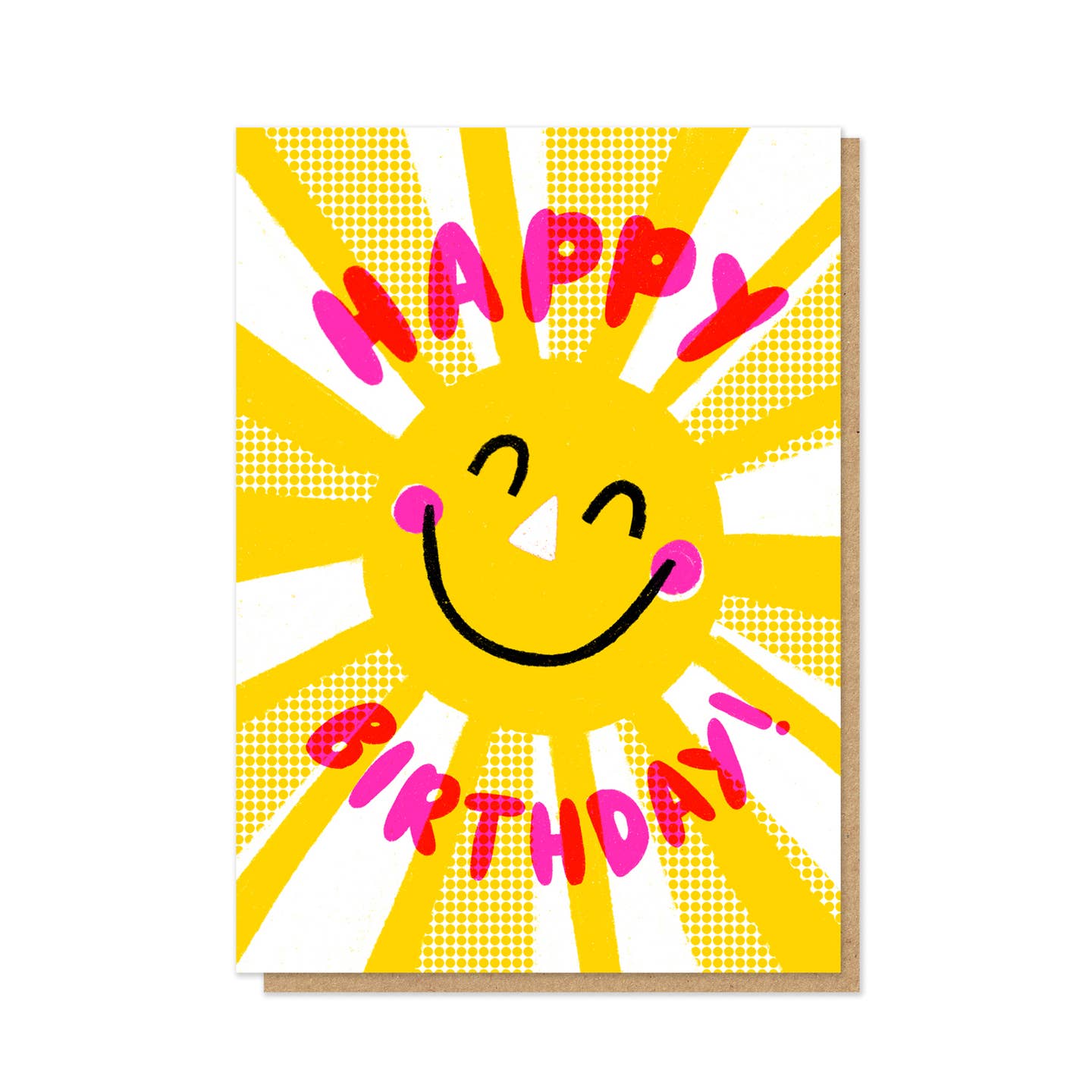 Happy Birthday sunshine greetings card