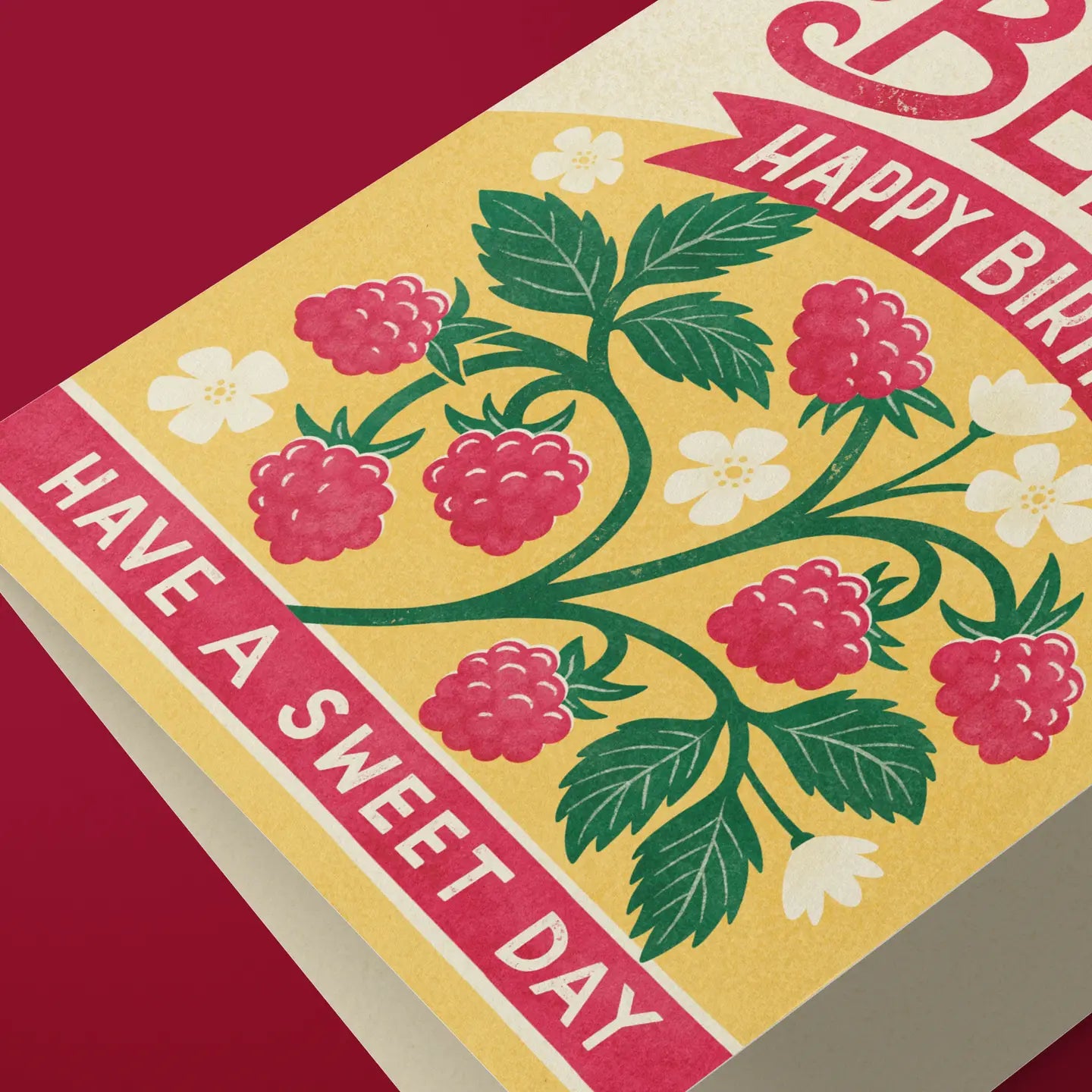 Berry happy birthday card - Sentimental seeds