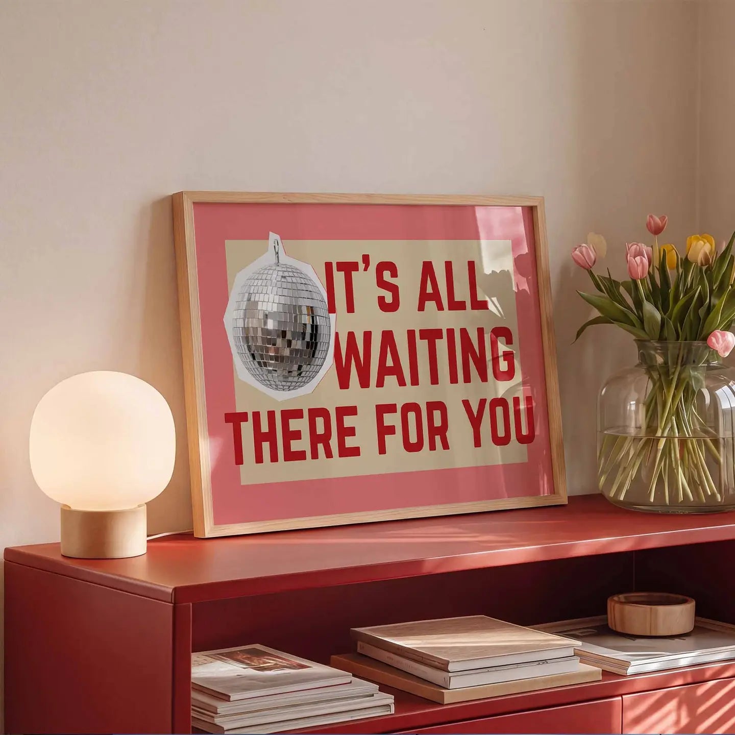 Waiting there for you A3 print