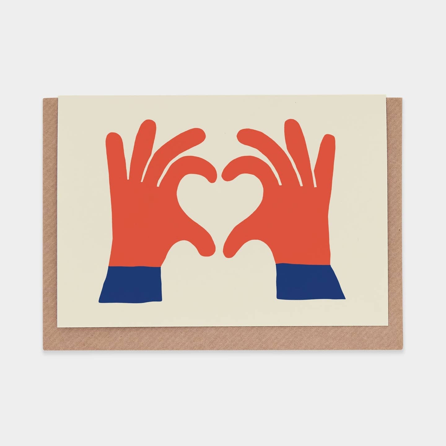 Love you hands card