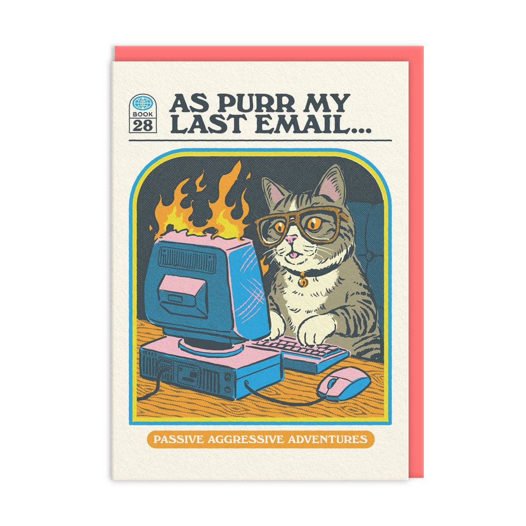 As purr my last email card