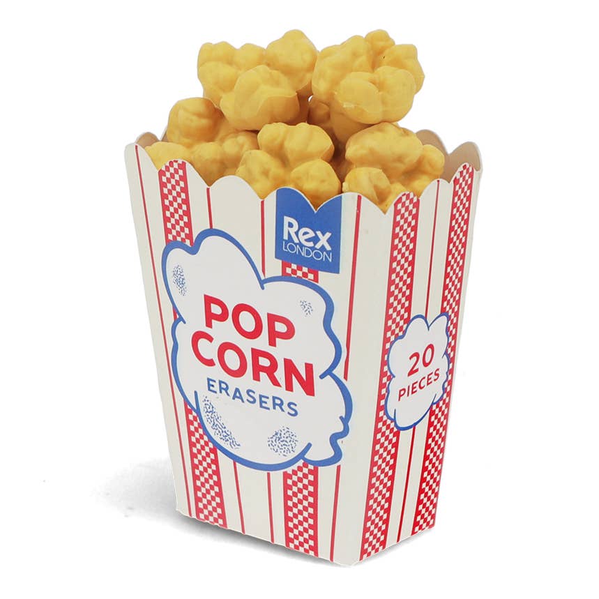 Popcorn erasers