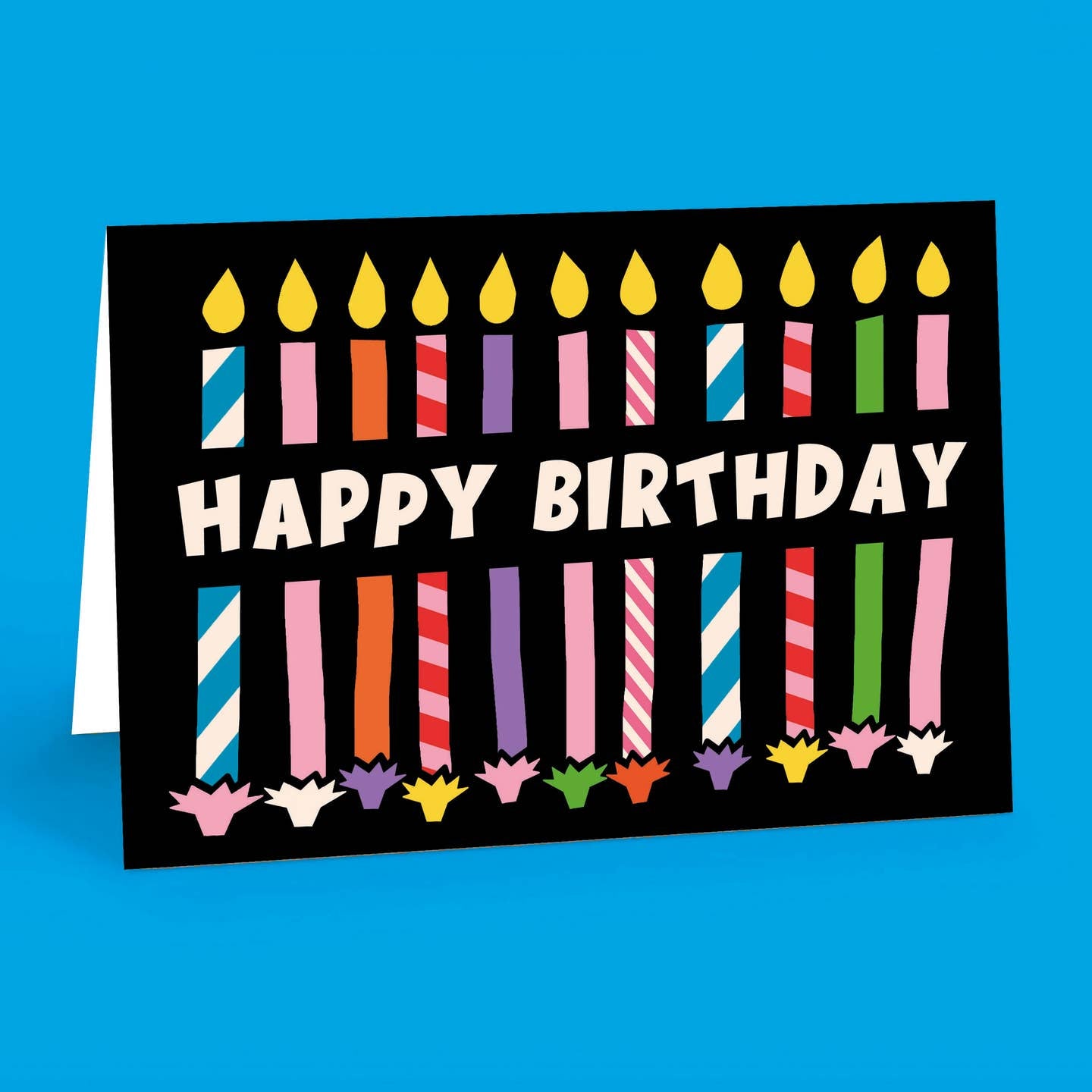 Birthday candles card