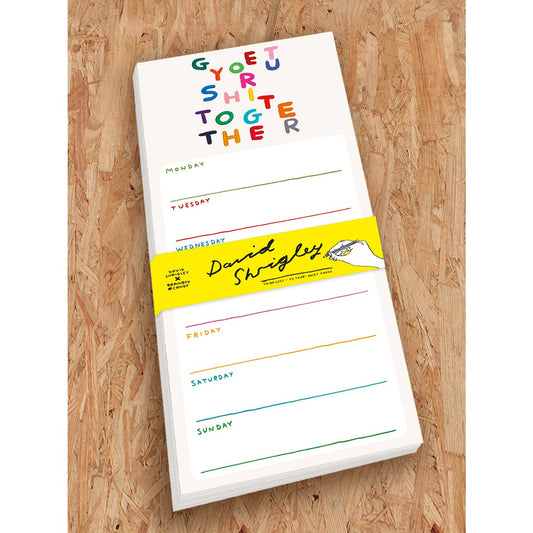 Get your shit together weekly planner