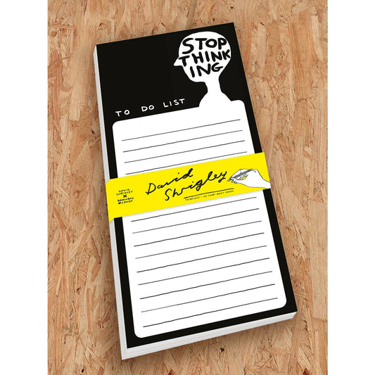 Stop thinking weekly planner