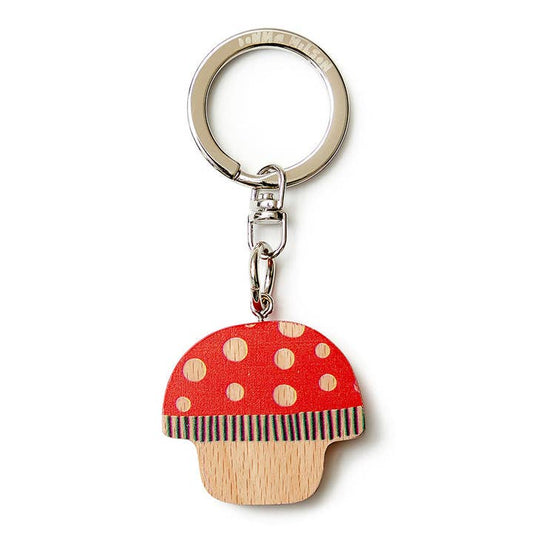 Mushroom keyring