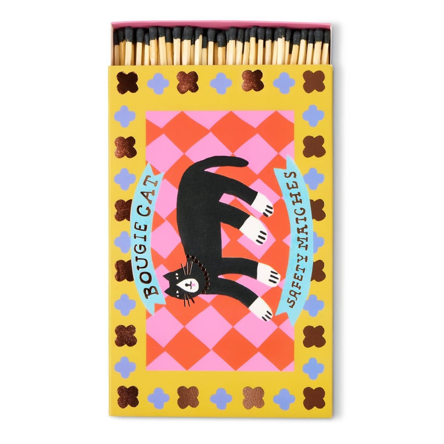Bougie cat large matchbox