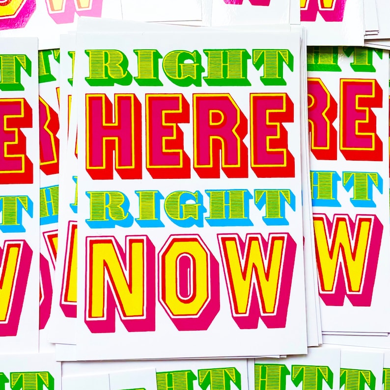 Right here Right now sticker