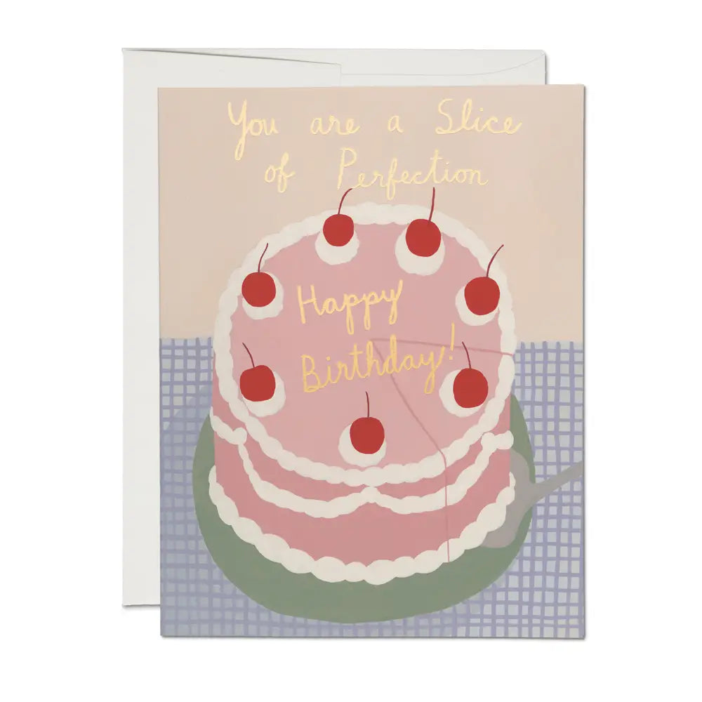 Slice of perfection card