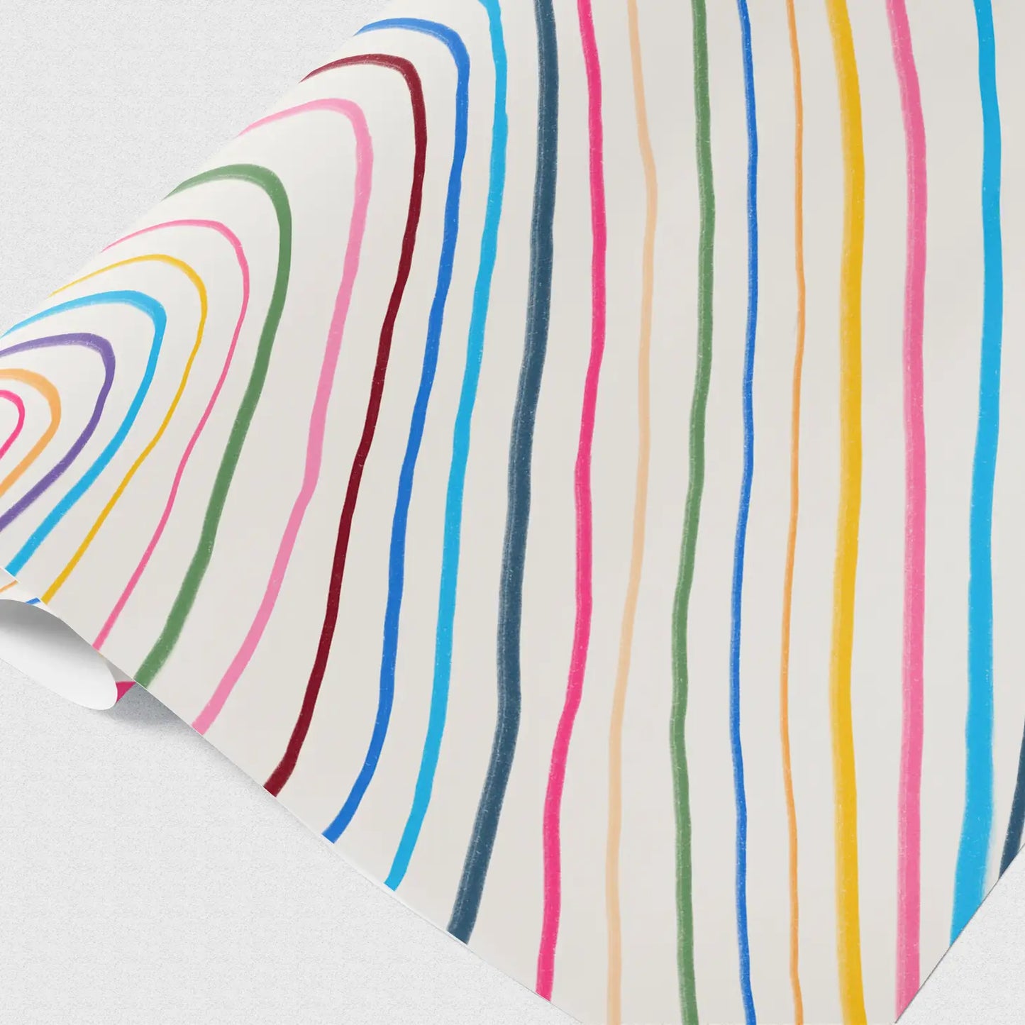 Sideways rainbow wrap