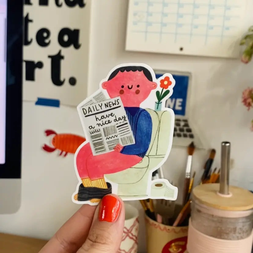 Daily news sticker