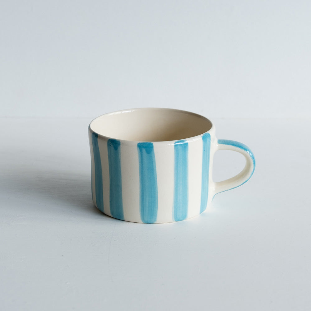 Candy stripe mugs