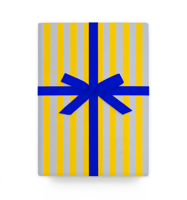 Yellow stripy wrap