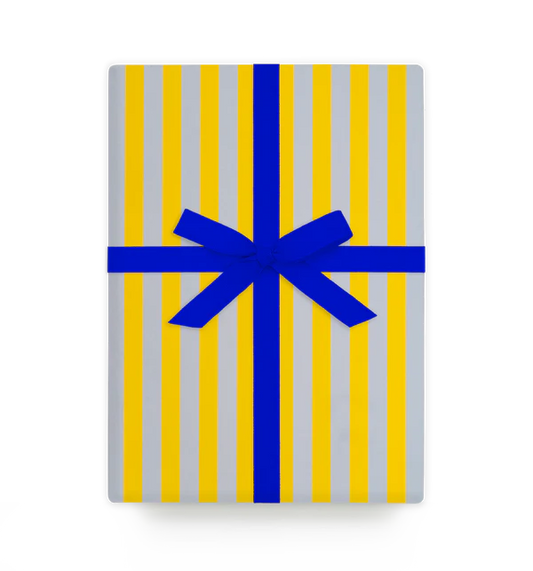 Yellow stripy wrap