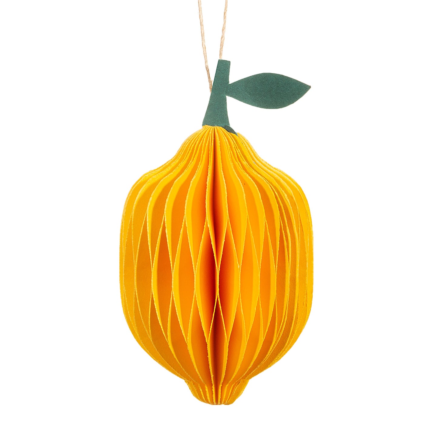 Lemon honeycomb hanging decoration