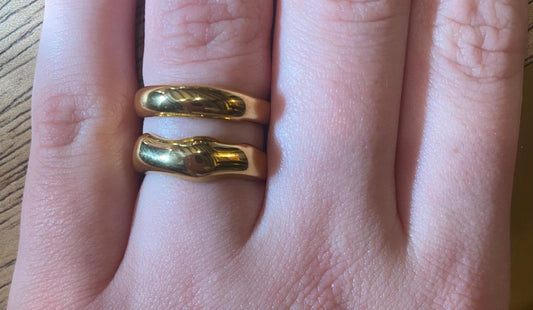Two ring adjustable ring