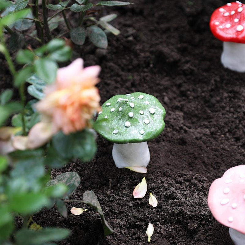 Mushroom dot candle