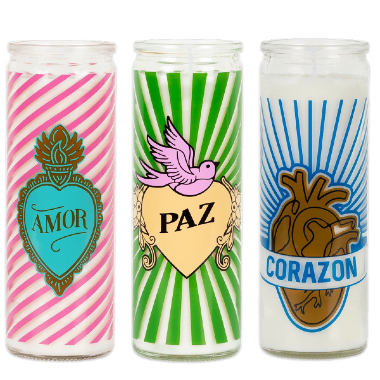 Glass candles