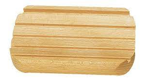 Wooden soap dish