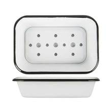 Enamel soap dish