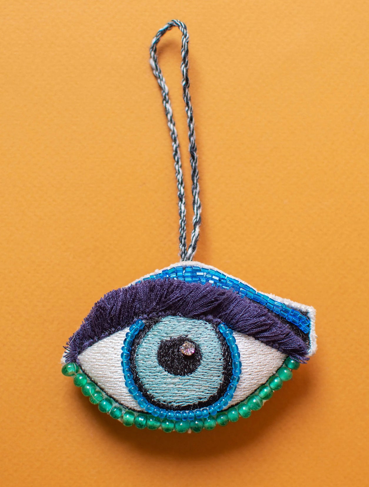 Embroidered third eye decoration