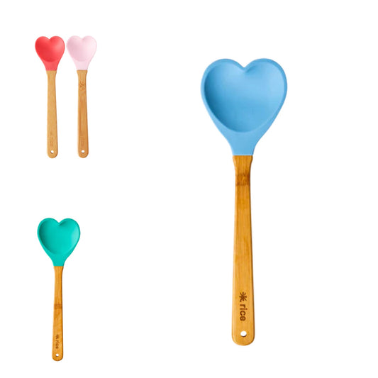 Heart silicone spoon