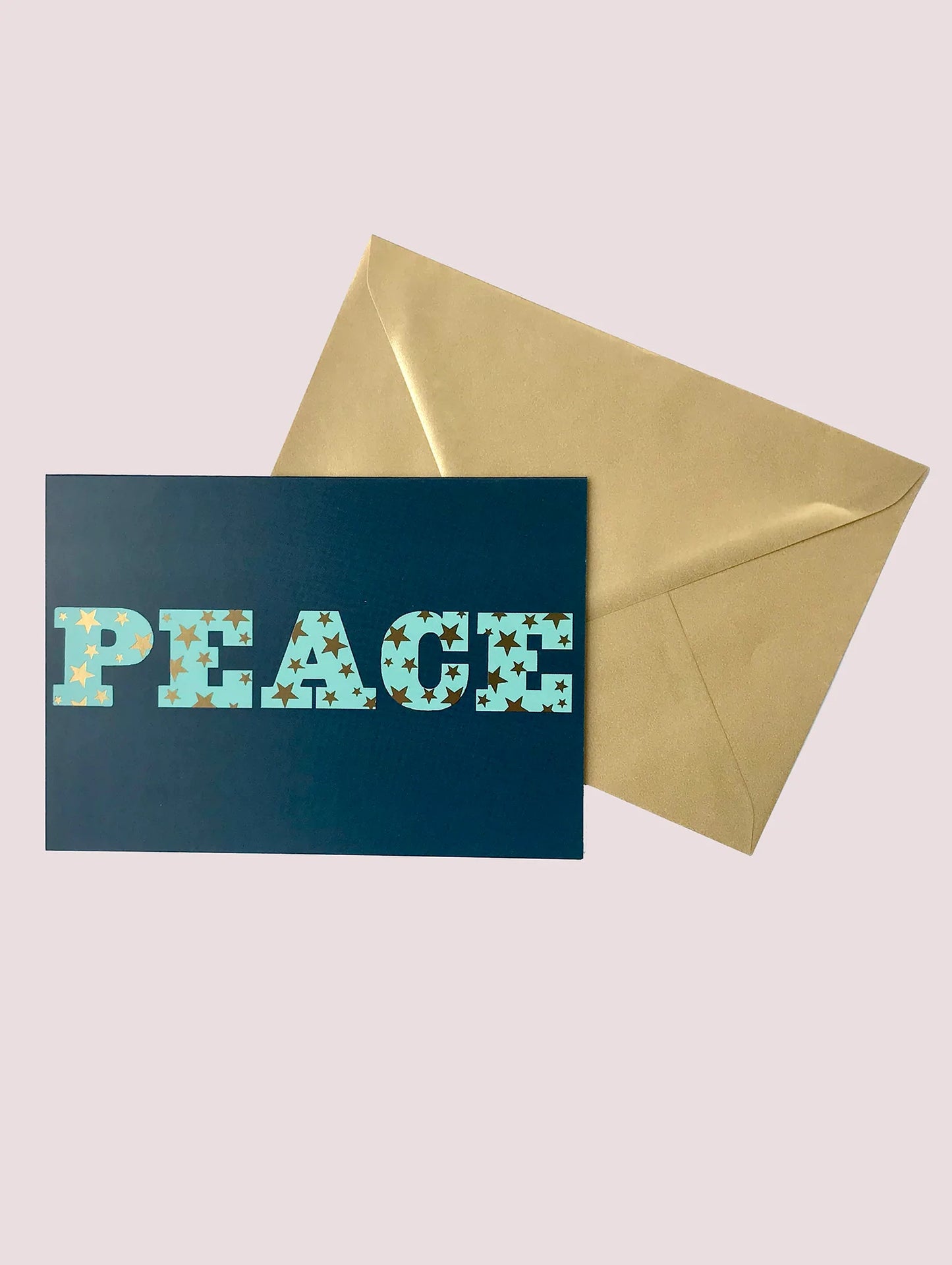 Peace gold foil