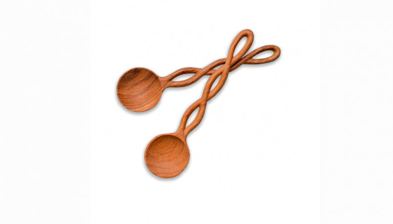 Carved wooden spoons