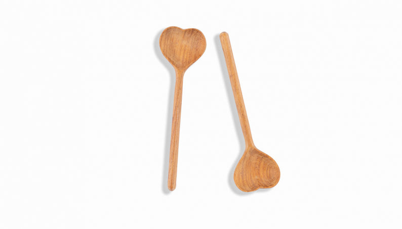Carved wooden spoons