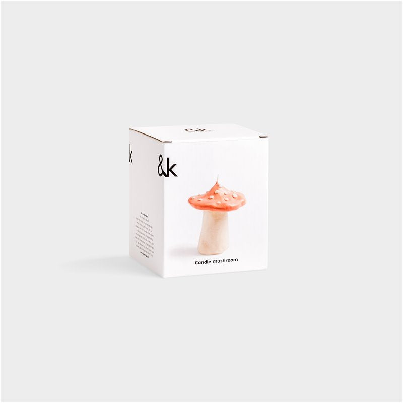 Mushroom dot candle