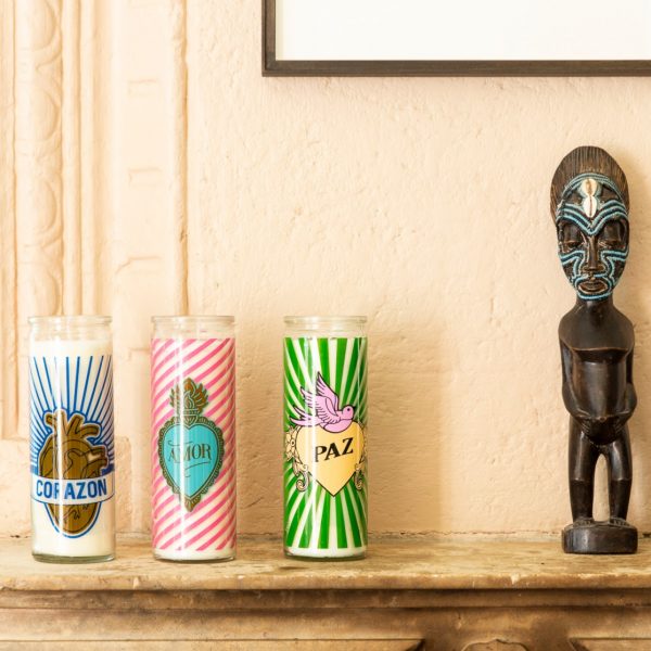 Glass candles