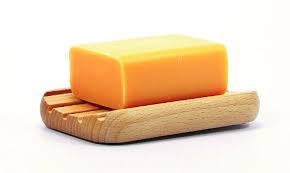 Wooden soap dish