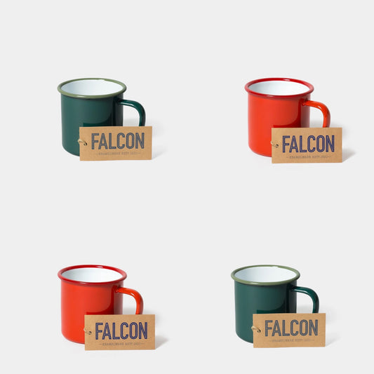Enamel mugs