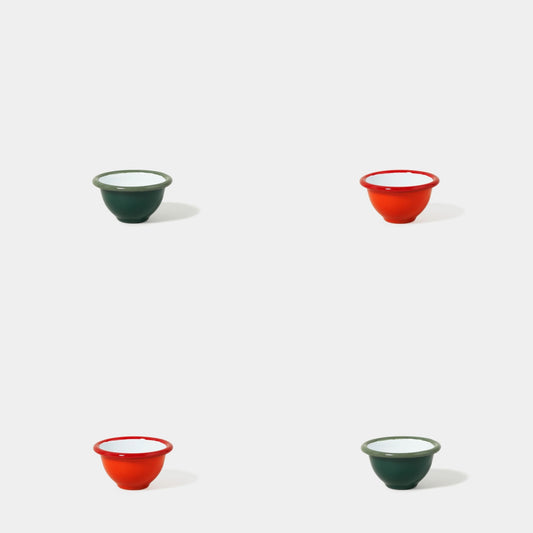 Enamel pinch pots