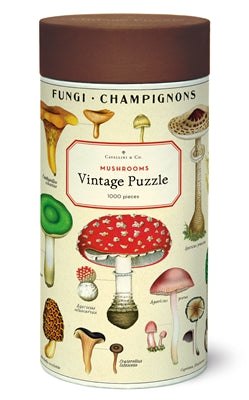 Cavallini 1000-piece Mushrooms puzzle