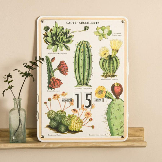 Cactus Perpetual calendar