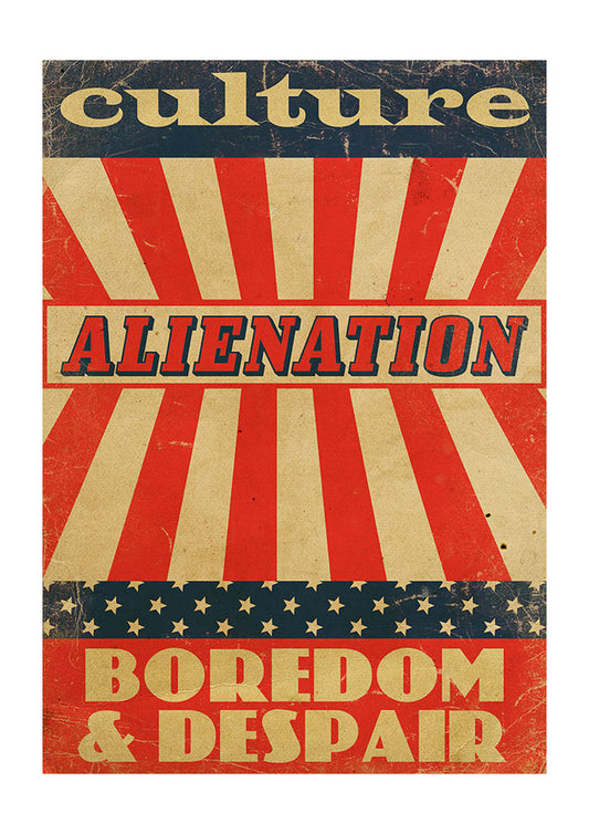 Culture and Alienation A3 print