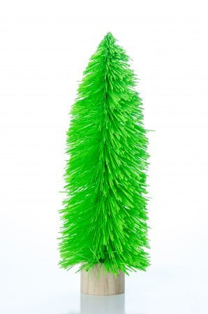 Large tinsel Christmas trees
