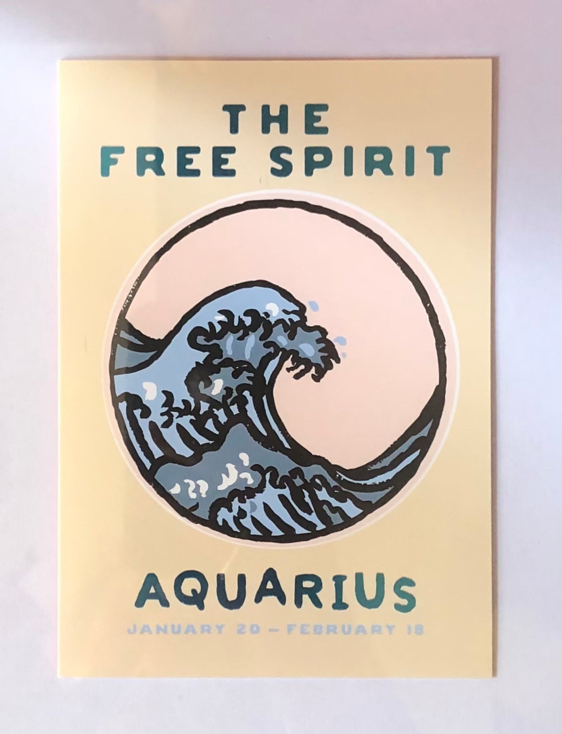 The Free Spirit Aquarius card