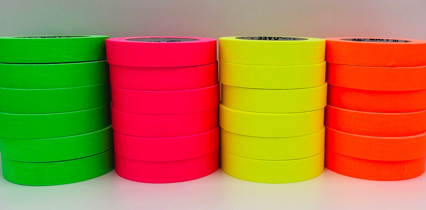 Neon artist tape
