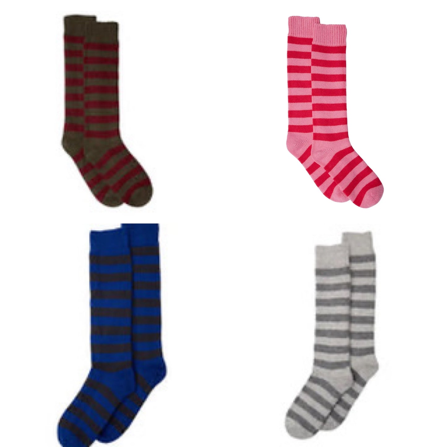 Cashmere mix long socks