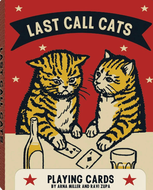 Last call cat playing cards