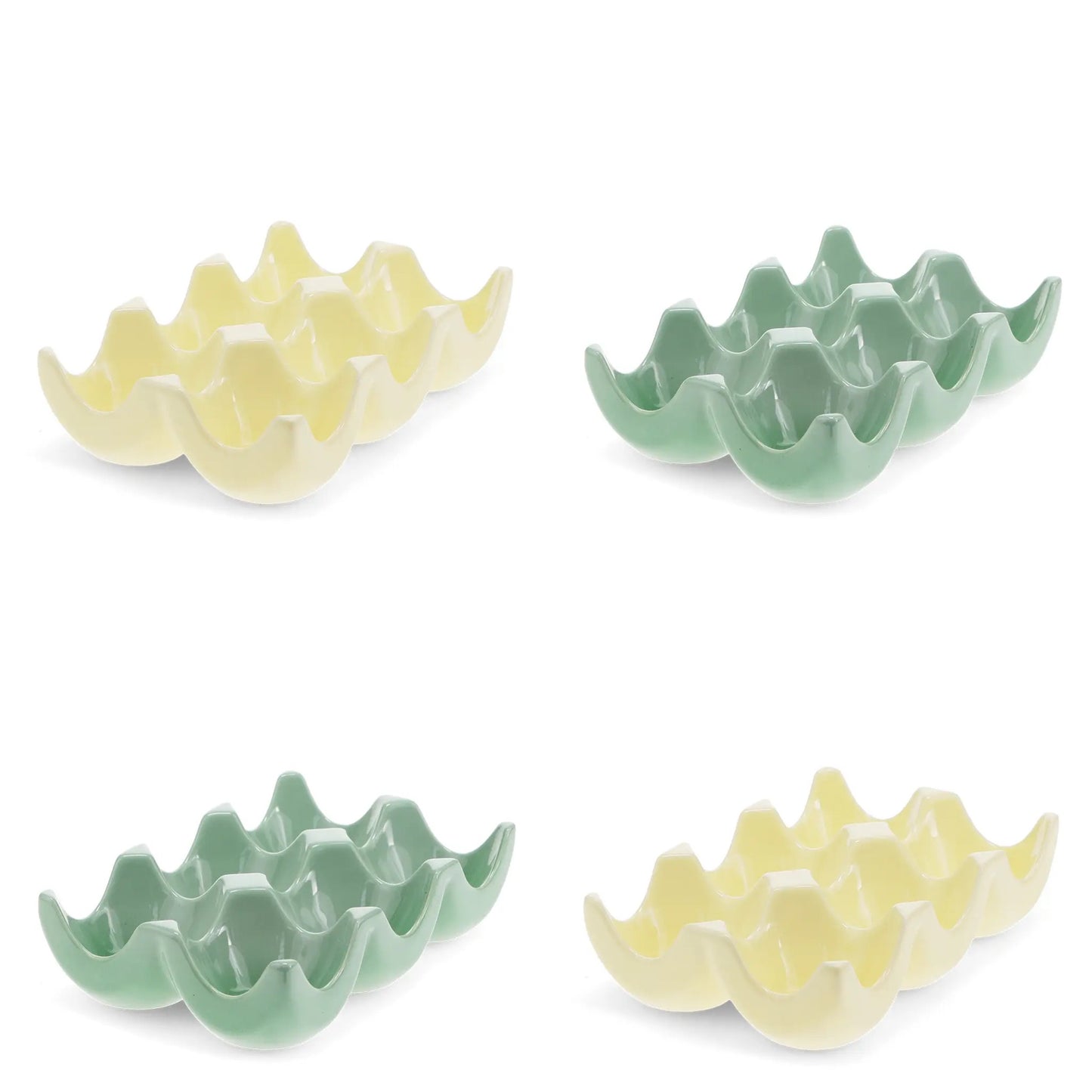 Ceramic egg holder