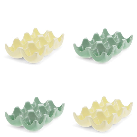 Ceramic egg holder